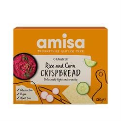 Organic Corn & Rice Crispbread 120g