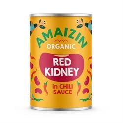 Organic Red Kidney Beans in Chilli Sauce 400g