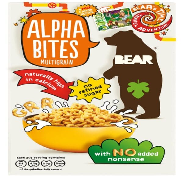 BEAR Alphabites Multigrain 350g - Image 2