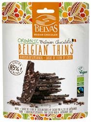 Belgian Thins Dark 85% Coco 120g