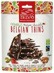 Belgian Thins Dark Goji Quinoa 120g