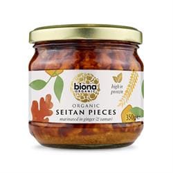 Organic Seitan Pieces marinated in ginger and soya sauce 350g