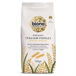 Organic White Fusilli Pasta 500g