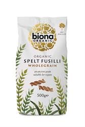 Organic Wholemeal Spelt Fusilli Pasta 500g