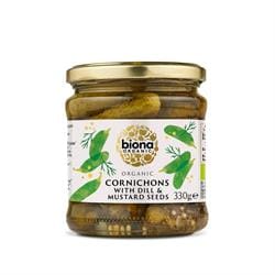 Organic Cornichons 330g