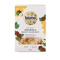 Organic Honey Hazelnut Crunchy Granola - No added sugar 375g