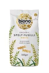 Organic Spelt White Fusilli Pasta 500g