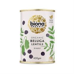 Organic Black Beluga Lentils 400g