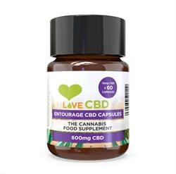 Love CBD Entourage 600mg Capsules