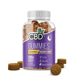 CBDfx Sleep Gummies (60ct / 1500mg CBD Per Bottle)