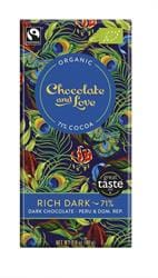 Rich Dark Organic/Fairtrade dark chocolate 71%