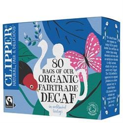 Clipper Organic & Fairtrade Everyday Decaf Tea 80 Teabags