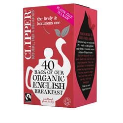 Clipper Organic & Fair Trade English Breakfast 40 Tea Bags