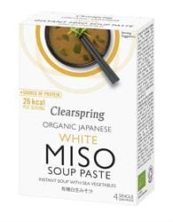 Organic Japanese Instant White Miso Soup Paste 4x15g