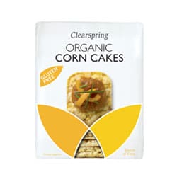 Organic Puffed Corncakes 130g