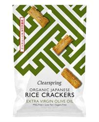 Organic Rice Cracker Olive Oil & Sea Salt 50g