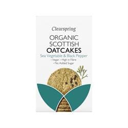 Organic Scottish Oatcakes Sea Veg & Black Pepper 200g