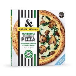 Pizza Fiorentina - Mushroom Spicy Spinach & Garlic Sauce 355g