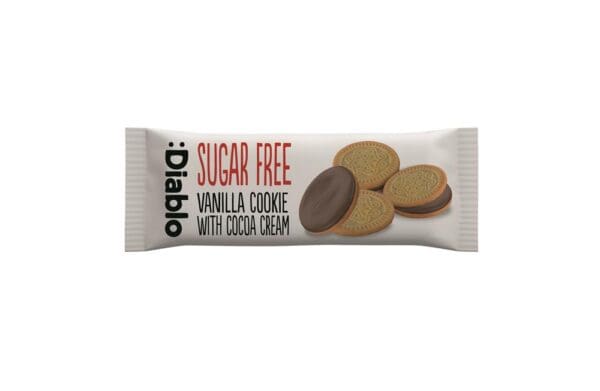 Vanilla Sandwich cookies Sugar Free 44g - Image 2