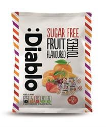 Sugar Free Fruit Flavoured Toffee Sweets bag