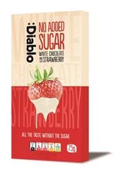 Diablo White Chocolate Bar with Strawberry 75g