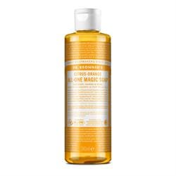 Org All One Magic Citrus Liquid Soap 240ml. Orange scented