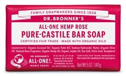 Org Rose Soap Bar 140g