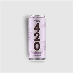 CBD infused sparkling Wild Berries 250ml Slimline Can