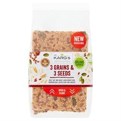 Organic Wholegrain 3 + 3 Crispbread 200g