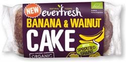 Organic Sprouted Banana & Walnut Cake 350g