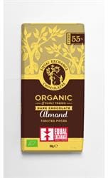 Organic Fair Trade Almond Dark Chocolate (55%)