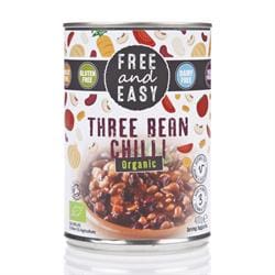 Organic Three Bean Chilli 400g