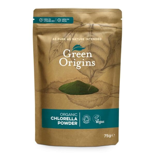 Organic Chlorella Powder 75g - Image 2