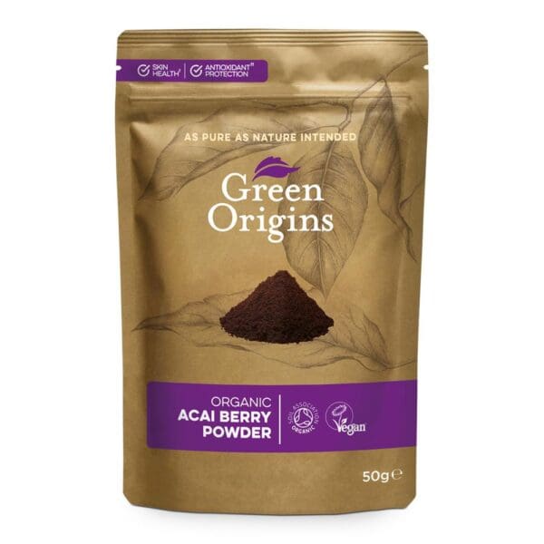 Organic Acai Berry Powder (Raw Freeze Dried) 50g - Image 2