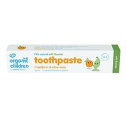 Organic Children Mandarin & Aloe Vera Toothpaste with Fluoride