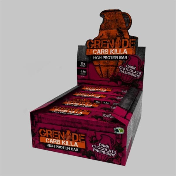 Carb Killa Dark Chocolate Raspberry 60g - Image 2