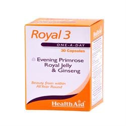 Royal 3 (Royal Jelly + E.P.O. + Korean Ginseng) Capsules 30's