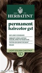 Light Golden Chestnut Ammonia Free hair Colour 5D 150ml