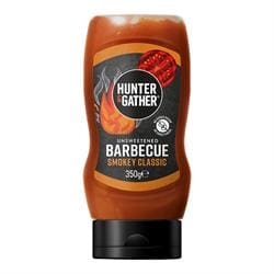 Hunter & Gather Unsweetened  BBQ sauce - Squeezy - 350g