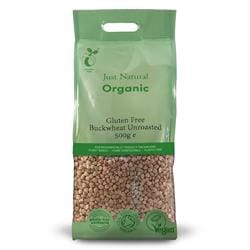 Organic Gluten Free Buckwheat Unroasted 500g