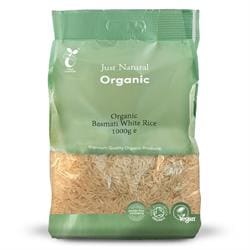 Organic Basmati White Rice 1000g