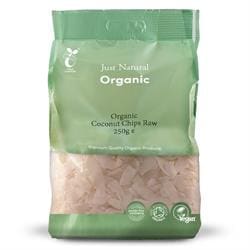 Organic Coconut Chips Raw 250g