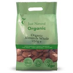 Organic Almonds Whole 250g