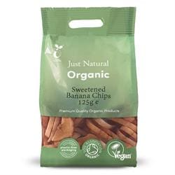 Organic Banana Chips 125g