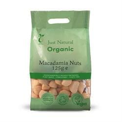 Organic Macadamia Nuts 125g