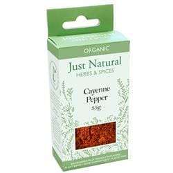 Organic Cayenne Pepper (Box) 35g