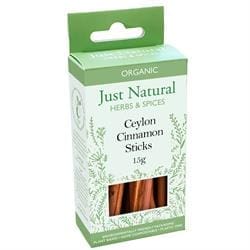 Organic Ceylon Cinnamon Sticks (Box) 15g