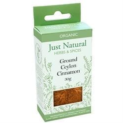 Organic Ground Cinnamon (Box) 30g