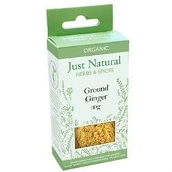 Organic Ground Ginger (Box) 30g