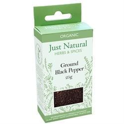 Organic Ground Black Pepper (Box) 25g